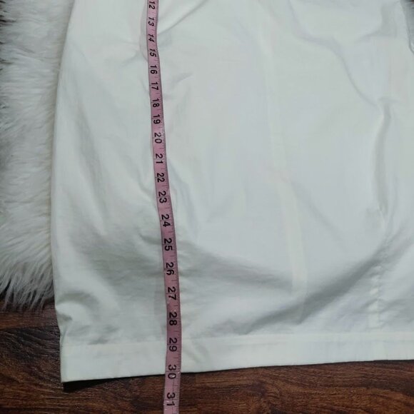 Peserico Womens White Embellished Artsey Lux Dress Size 42 M Made In Italy - Picture 12 of 16